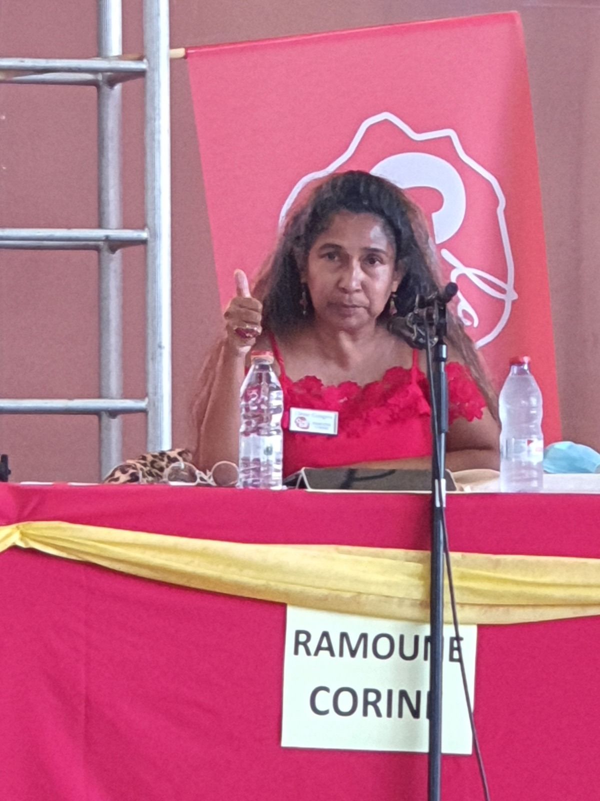 2ème séance du congrès de la CGTR – présidé par Corine RAMOUNE