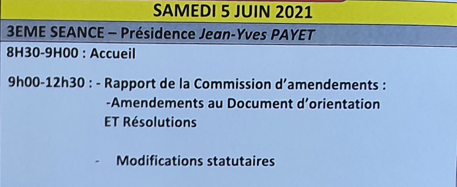 13eme congrès de la CGTR – 2eme journée