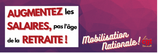 COMMUNIQUE DE LA CGTR EN SOUTIEN AUX RAFFINERIES EN GREVE