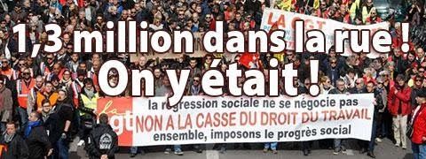 Loi Travail : La lutte ne faiblit pas !