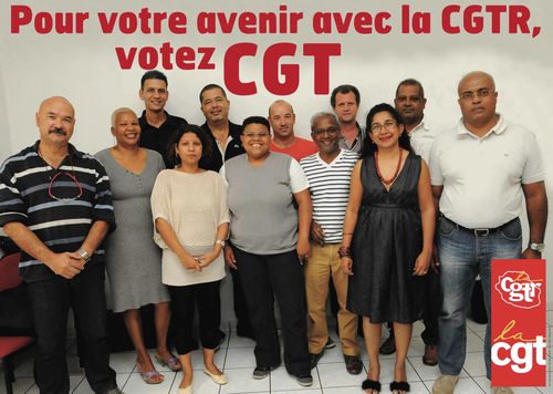 Affiche CGTR pour les élections TPE